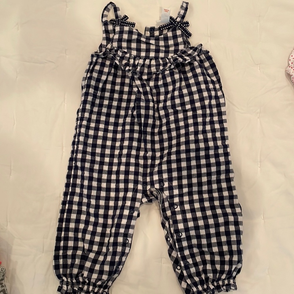 Gingham romper